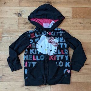 Hello Kitty Kids Zipper Hoodie XS